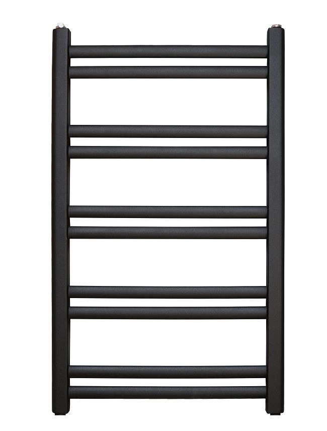 Rankšluosčių džiovintuvas Regnis Retro 30x128 cm, matinė juoda (struktūrinė)