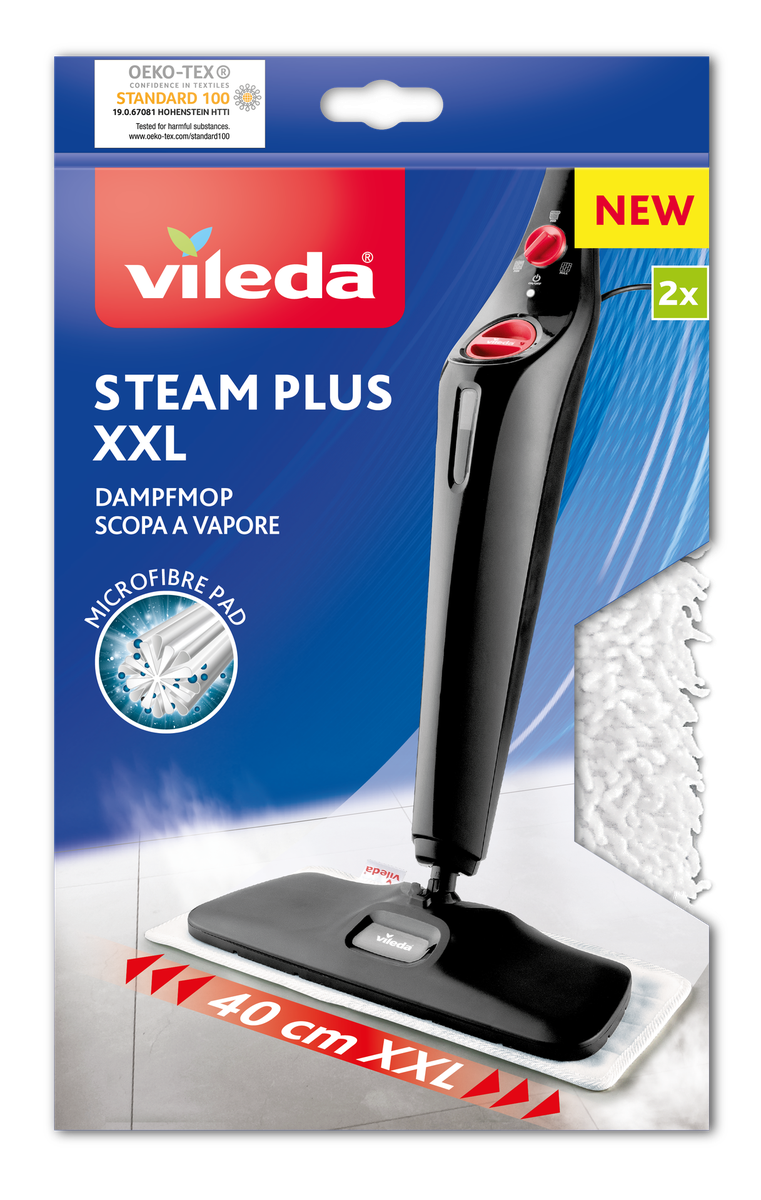 Garo šluotos filtras Vileda Steam Plus XXL, 2 vnt.