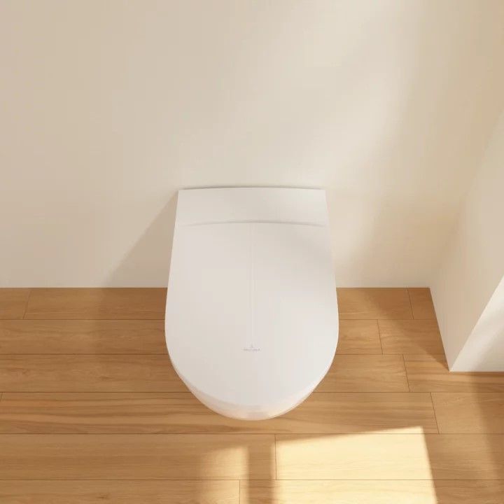 Pakabinamas unitazas su el. dangčiu Villeroy & Boch ViClean-I100 DirectFlush, CeramicPlus, balta, V0E100R1