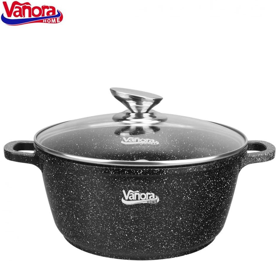 Puodas aliuminio su keramikos danga 2.6L 20x8.5cm VN-ME-20CL VANORA Puodas aliuminio su keramikos danga 2.6L 20x8.5cm VN-ME-20CL VANORA