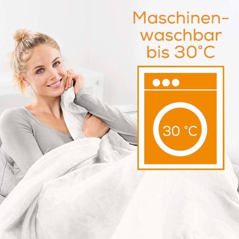 Beurer Šildanti antklodė HD75 cozy white, 4211125424169