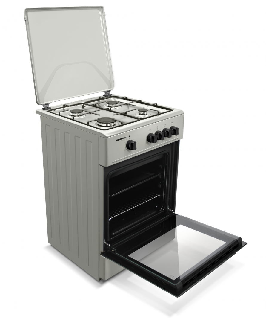 Dujinė viryklė HFSC-K6060SL HEINNER Dujinė viryklė HFSC-K6060SL HEINNER