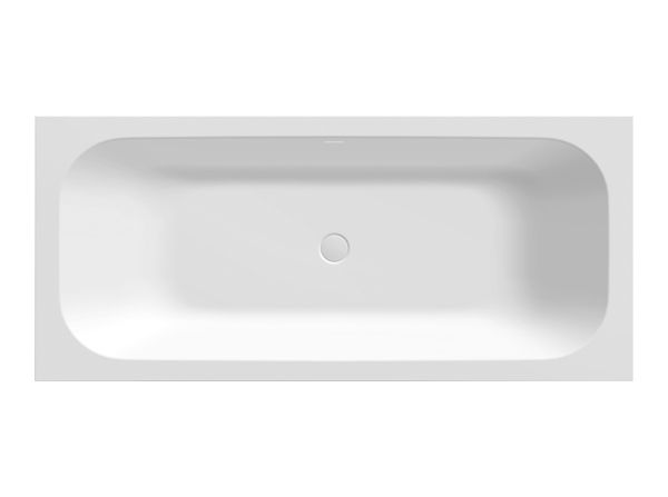 Įleidžiama akmens masės vonia Balteco Vigo 180x80 cm Xonyx™, balta matinė