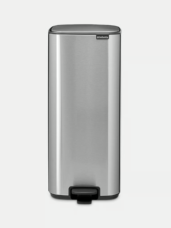 Šiukšlių dėžė Brabantia Bo, 30L., Matt Steel Fingerprint Proof, 238147