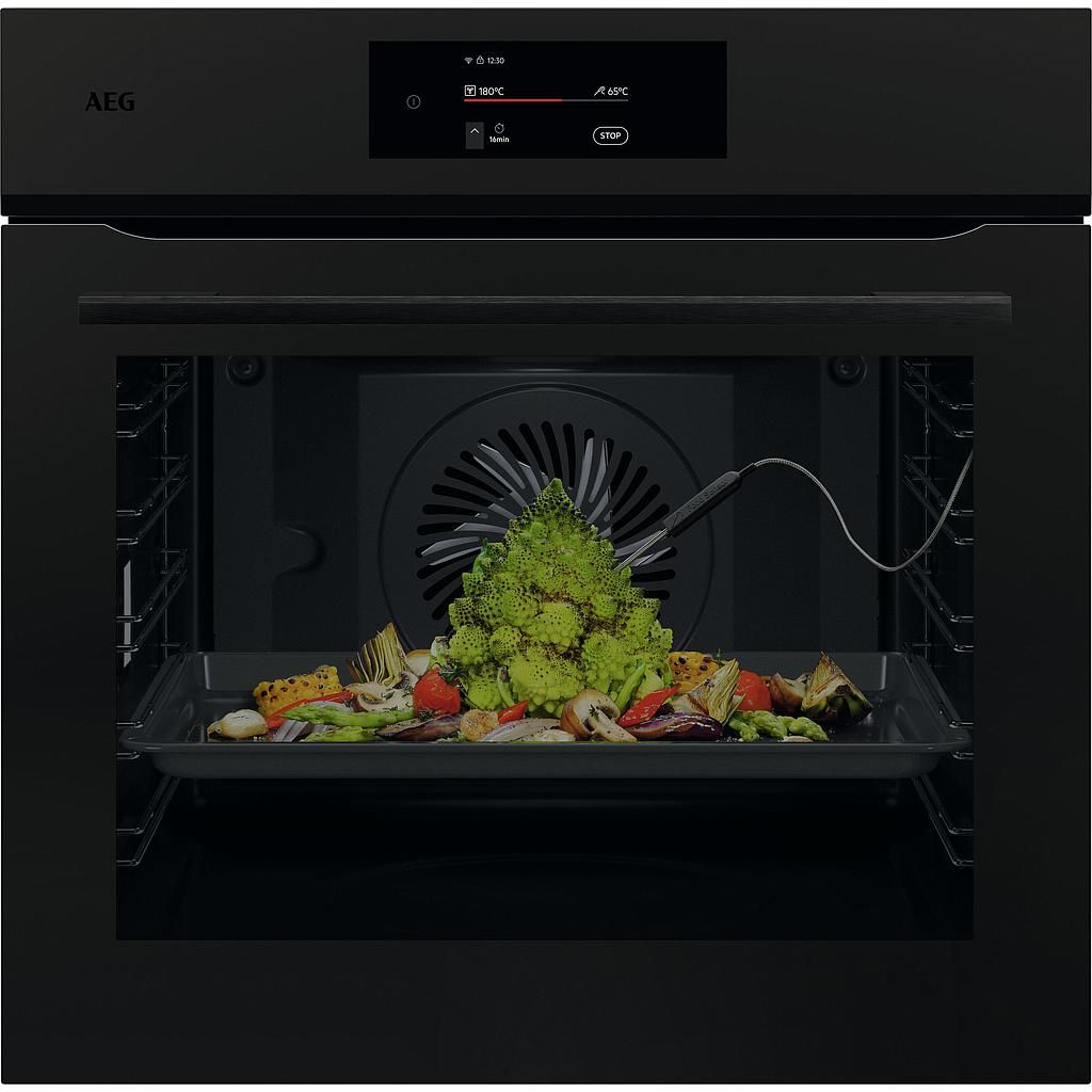 Orkaitė AEG NBE7P731AT, pirolizė, juoda matinė spalva