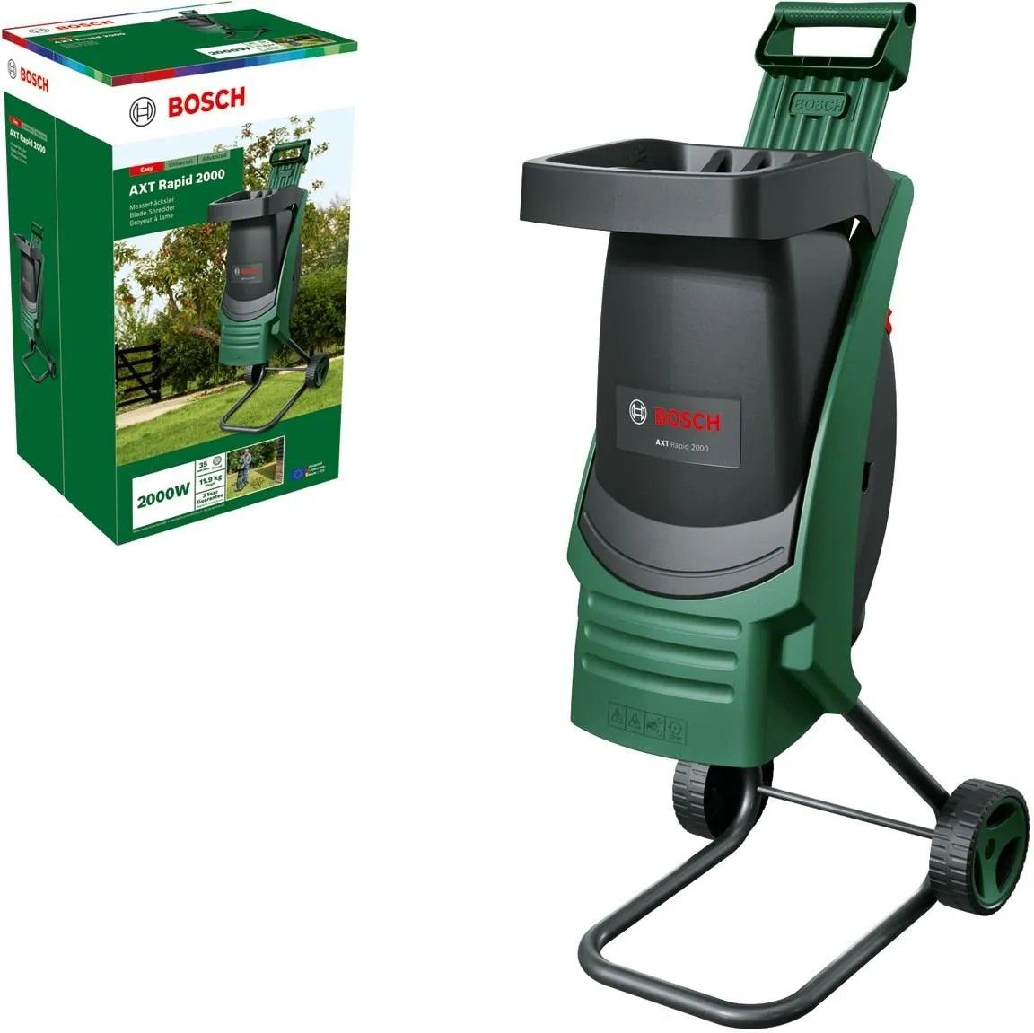 Šakų smulkintuvas BOSCH AXT RAPID 2000, 0600853501 Šakų smulkintuvas BOSCH AXT RAPID 2000, 0600853501