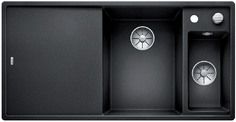 Silgranitinė plautuvė BLANCO AXIA III 6 S RE SILG PDUR Antracitas Z.ES InFino M.AF