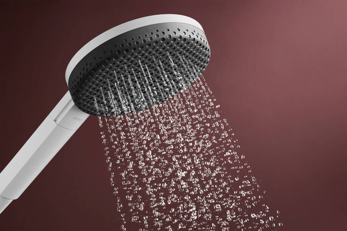 Dušo komplektas hansgrohe Raindance Alive Select S, balta matinė 24602700