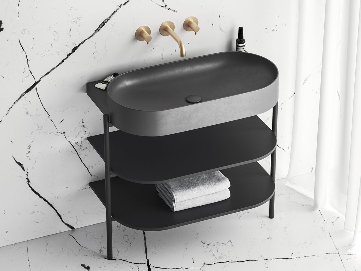 Stacionari praustuvo sifono galvutė Ravak Flat, antracitas, X03068 Stacionari praustuvo sifono galvutė Ravak Flat, antracitas, X03068