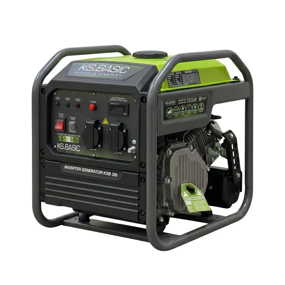 Inverterinis benzininis generatorius 3500 W KSB 38i, KÖNNER & SÖHNEN Inverterinis benzininis generatorius 3500 W KSB 38i, KÖNNER & SÖHNEN