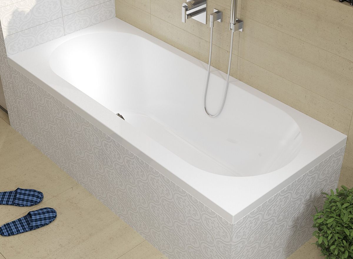 Akrilinė vonia Riho Carolina 170x80 cm, balta, B055001005
