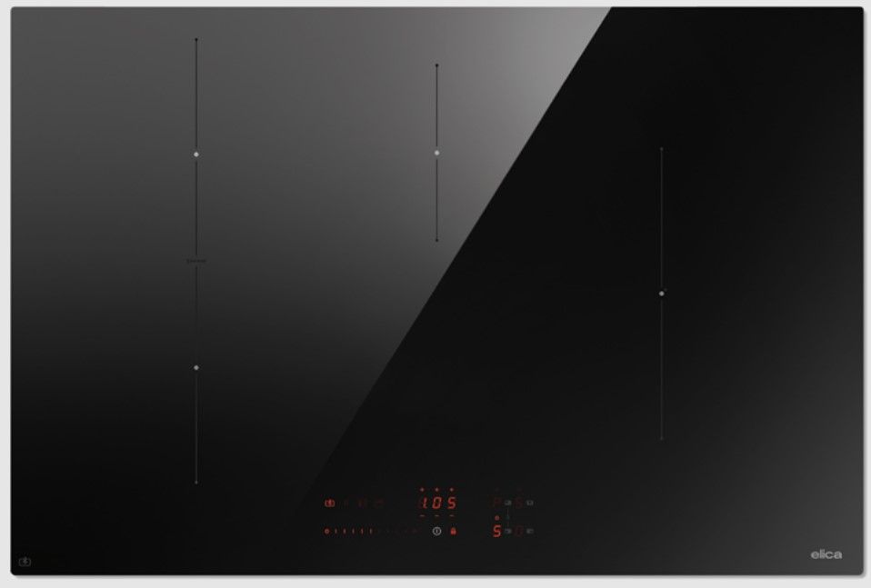Indukcinė 78 cm pločio kaitlentė ELICA RATIO CONNEX 804 PLUS BL