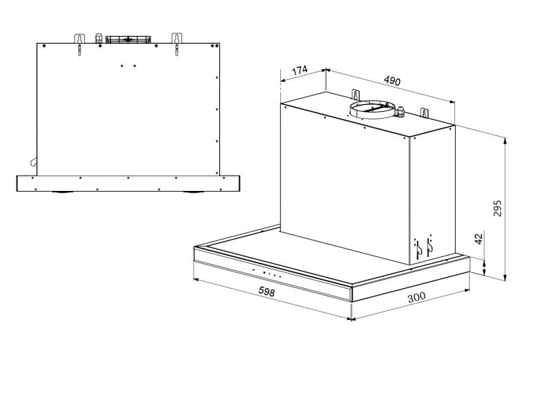 Įmontuojamas gartraukis Schlosser XTRA (LD3062MCSS), plieno sp.
