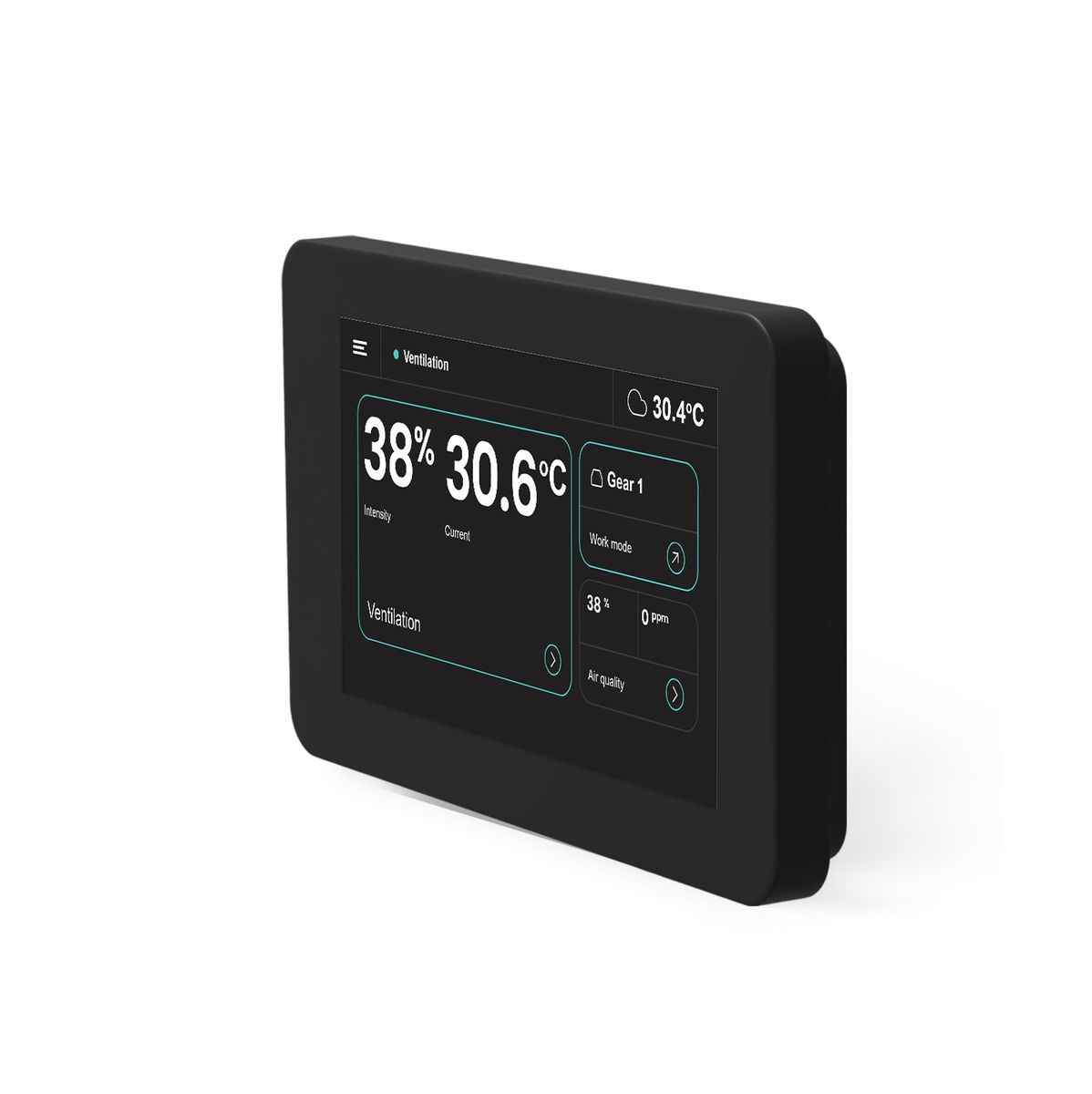 OXYGEN LCD SimpleTouch pultas su WiFi ir Bluetooth juodas