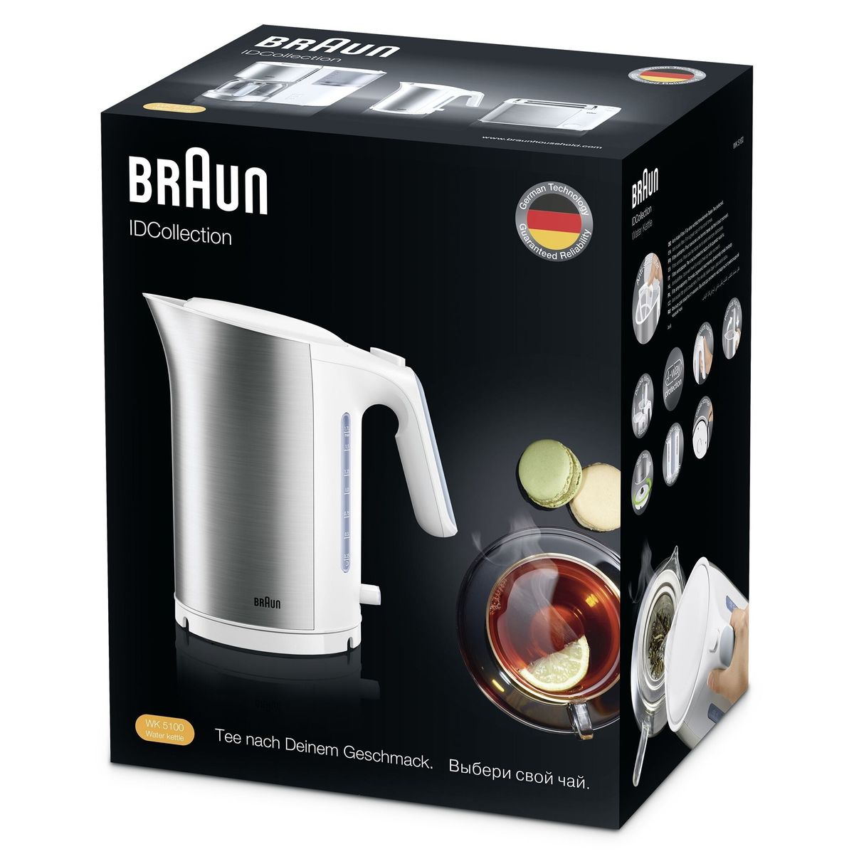 Virdulys BRAUN WK5100 WH