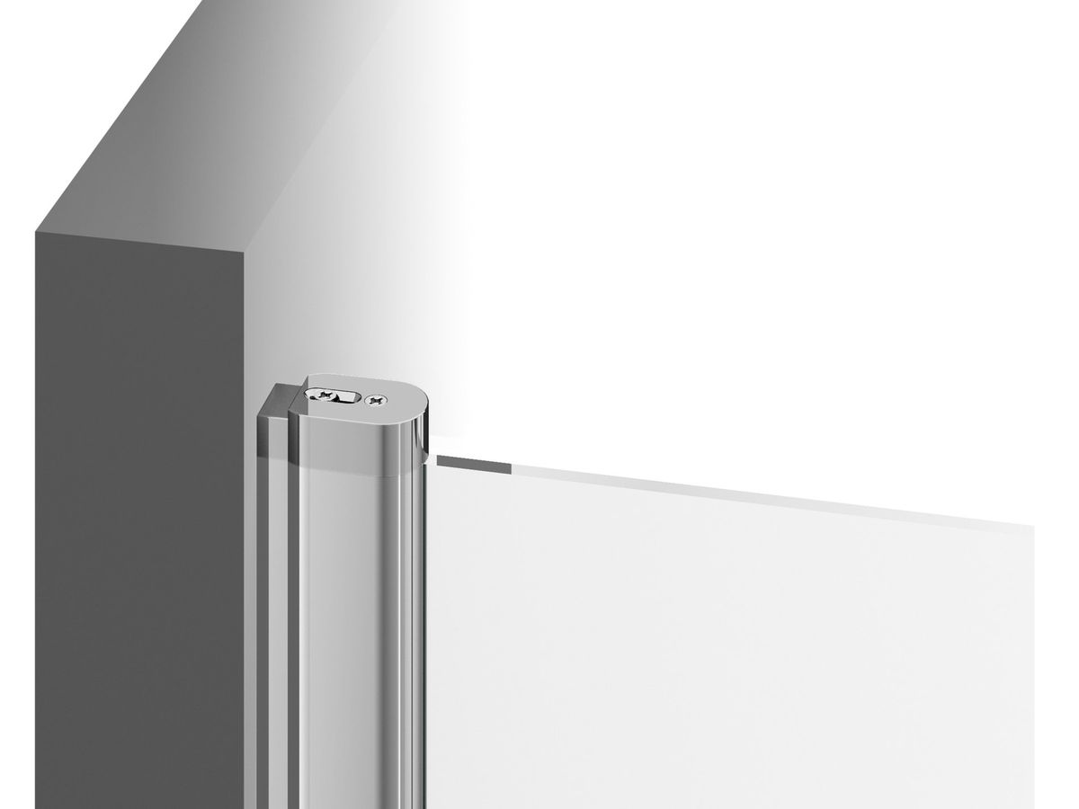 Dušo sienelė Ravak CPS-90 juoda+stiklas Transparent, 9QV70300Z1