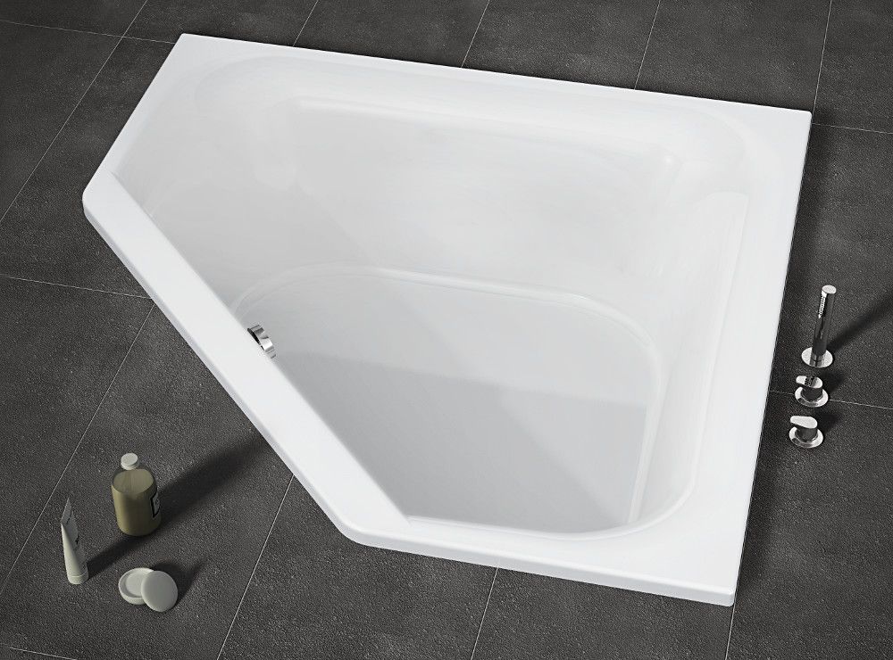Akrilinė vonia Riho Austin 145x145 cm, balta, B005001005