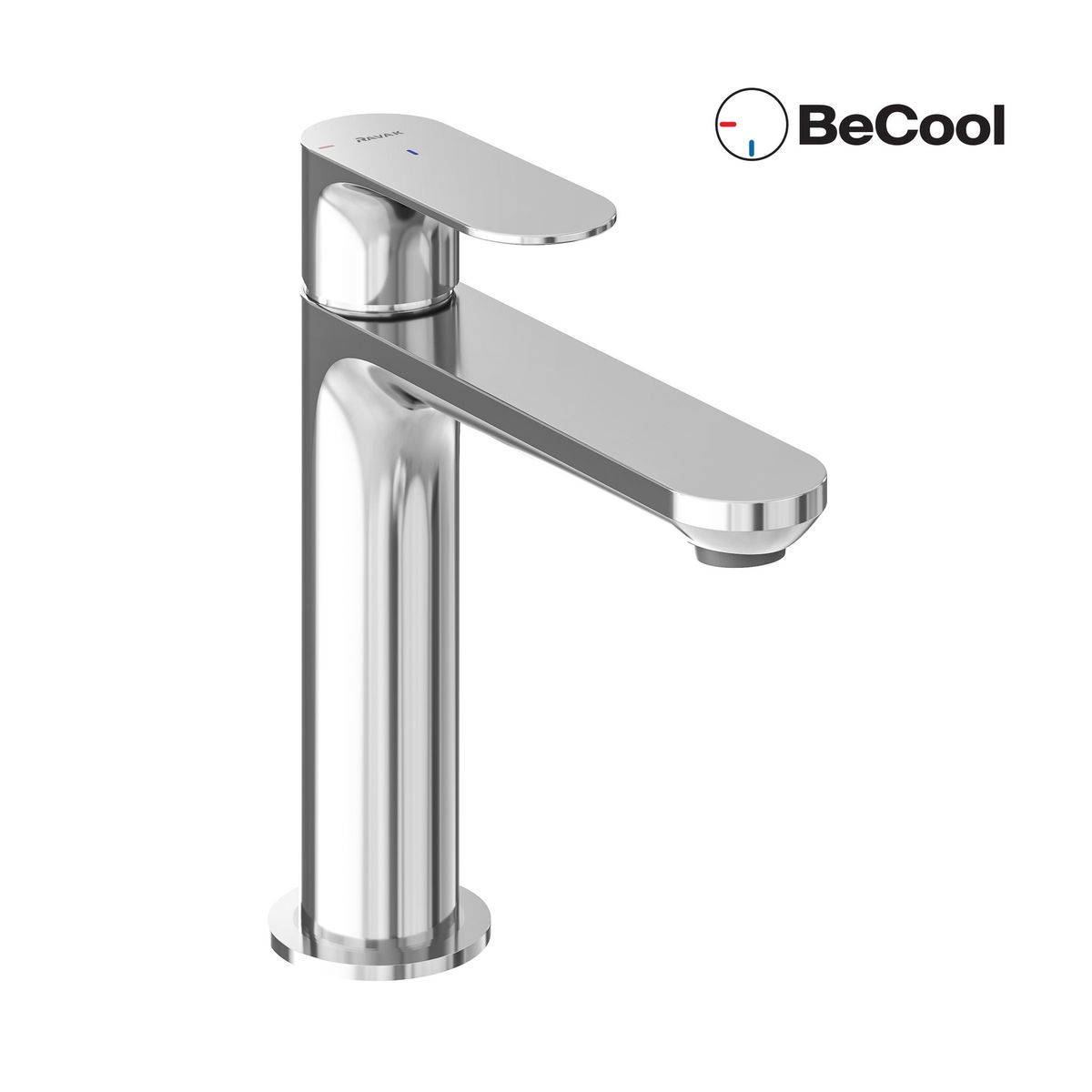 Praustuvo maišytuvas Ravak Eleganta BeCool 170 mm be dugno vožtuvo, Chrome X070409
