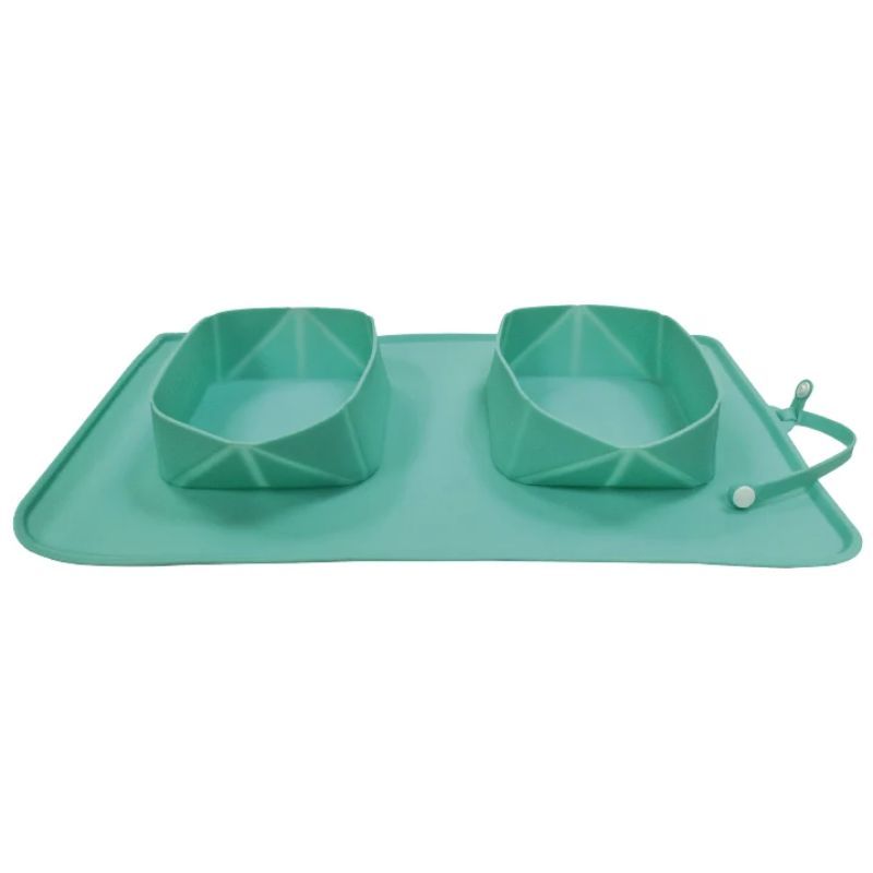 CROCI Silicone Bowl kelioninis dubenėlis 38x22x5cm, C6057398