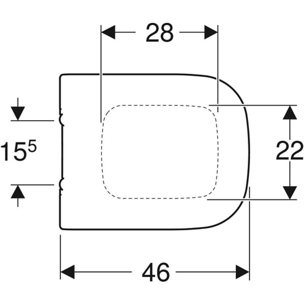WC dangtis Geberit MY DAY soft close, baltas 575410000 WC dangtis Geberit MY DAY soft close, baltas 575410000
