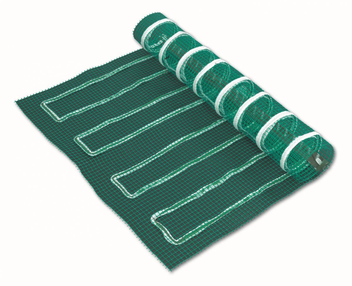 Anglies pluošto grindinio šildymo tinklelis Genius Carbon (modulinė sistema),100 W, 0,60 m²