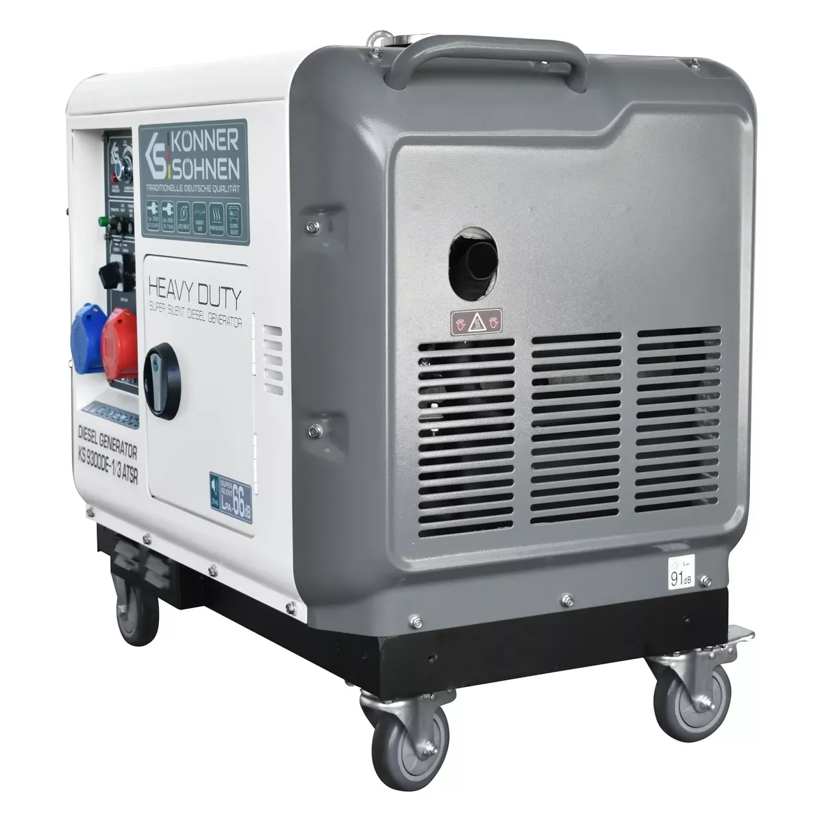 Dyzelinis generatorius 7500W, KS 9300DE 1/3 ATSR (EURO V), KÖNNER & SÖHNEN