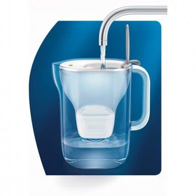 BRITA vandens filtravimo indas Style (2,4l) Pilkas