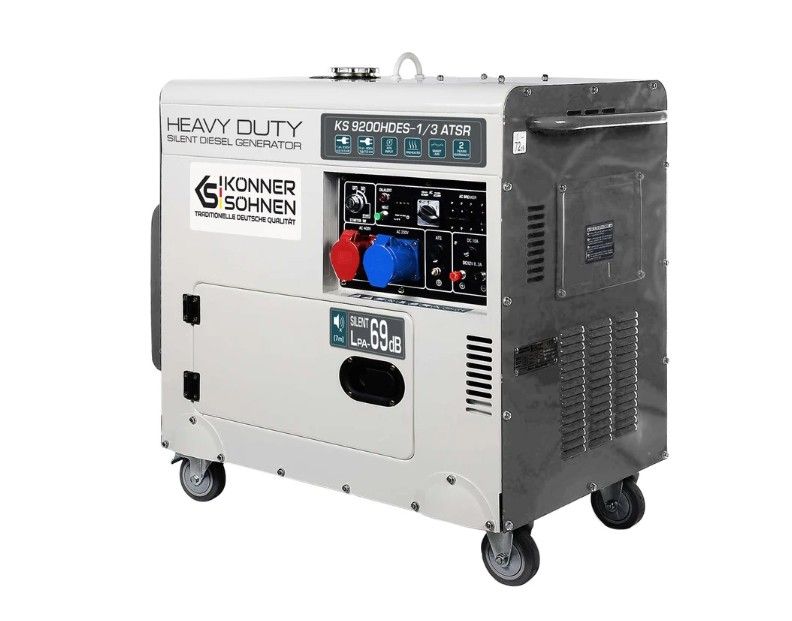 Dyzelinis generatorius 7500W, KS 9200HDES-1/3 ATSR (EURO V), KÖNNER amp SÖHNEN Dyzelinis generatorius 7500W, KS 9200HDES-1/3 ATSR (EURO V), KÖNNER amp SÖHNEN