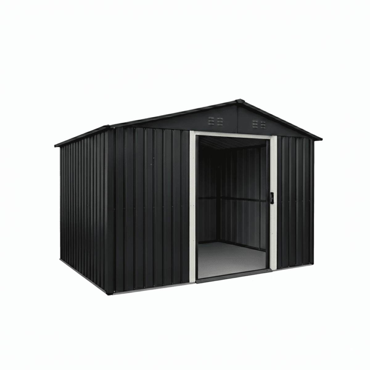 Metalinis sandėliukas HATIS, 3,82 m2, antracito Metalinis sandėliukas HATIS, 3,82 m2, antracito