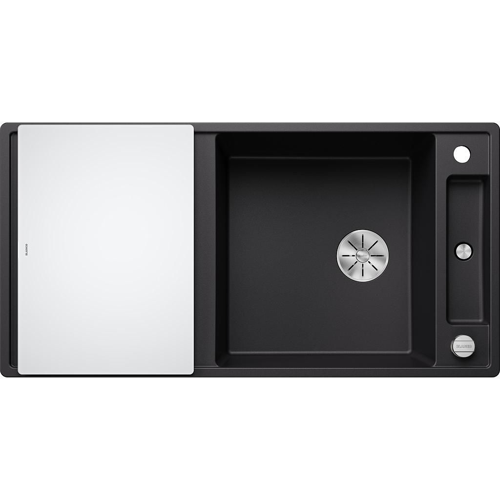 Silgranitinė plautuvė BLANCO AXIA III XL 6 S SILG PDUR Juoda Z.GL InFino M.AF