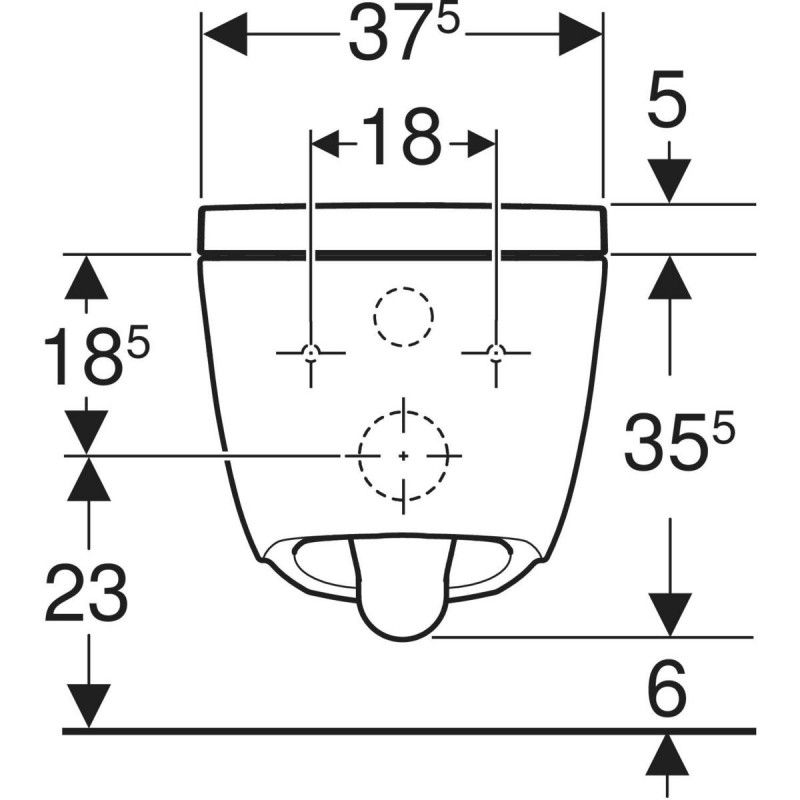 Geberit AquaClean Alba Premium Plus komplektas su Duofix Sigma WC instaliacine sistema, baltas klavišas
