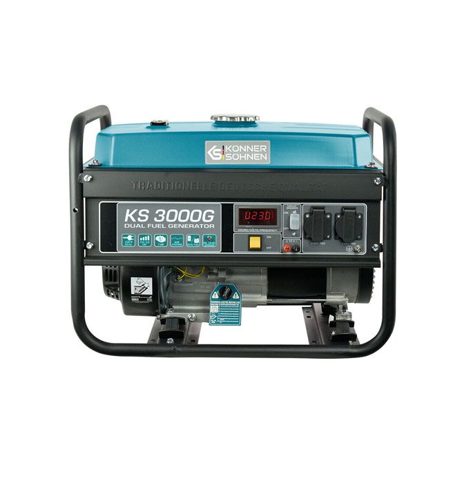 Generatorius benzinas/dujos 3000W, KS 3000G, KÖNNER & SÖHNEN Generatorius benzinas/dujos 3000W, KS 3000G, KÖNNER & SÖHNEN