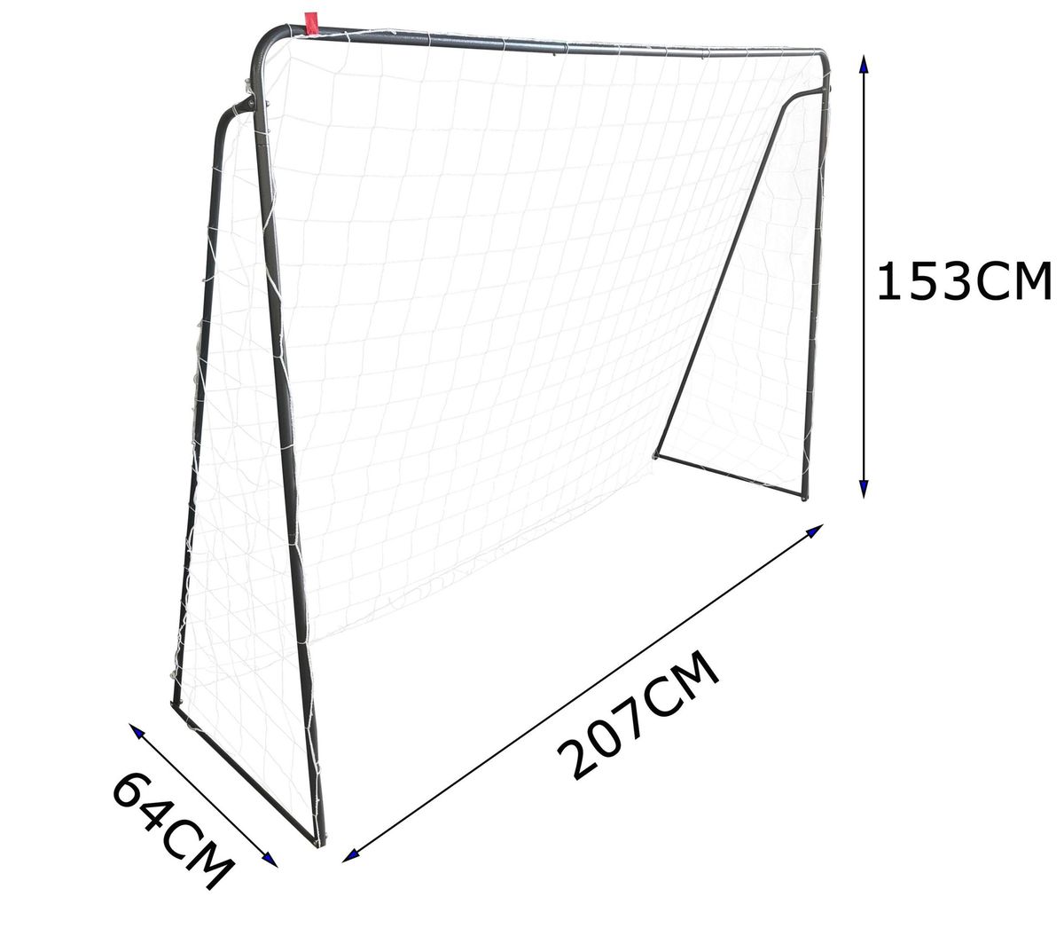 Metaliniai futbolo vartai HATIS, 215x61x152 cm Metaliniai futbolo vartai HATIS, 215x61x152 cm