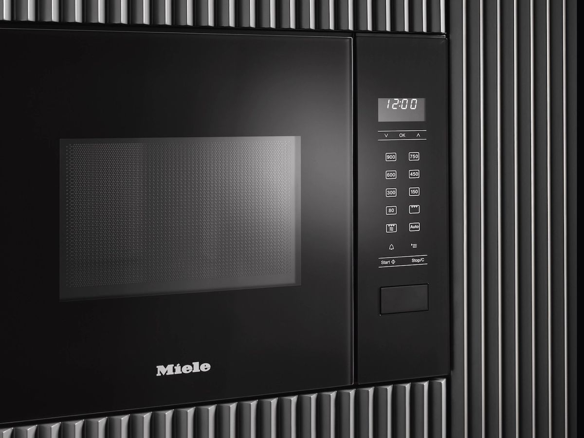 Įmontuojama mikrobangų krosnelė Miele M 2234 SC OBSW juoda 11103460