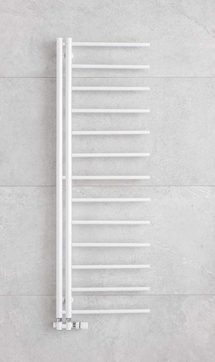 Rankšluosčių džiovintuvas PMH Apollo 1140x500 mm, balta, dešinė, AP1W Rankšluosčių džiovintuvas PMH Apollo 1140x500 mm, balta, dešinė, AP1W