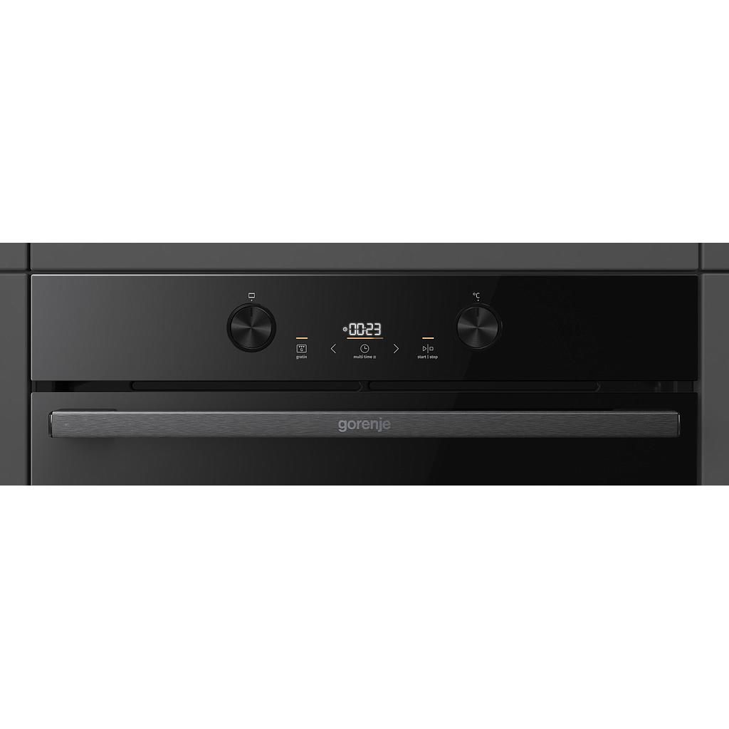 Orkaitė GORENJE BOS6737E05DBG, pilnai juodo stiklo