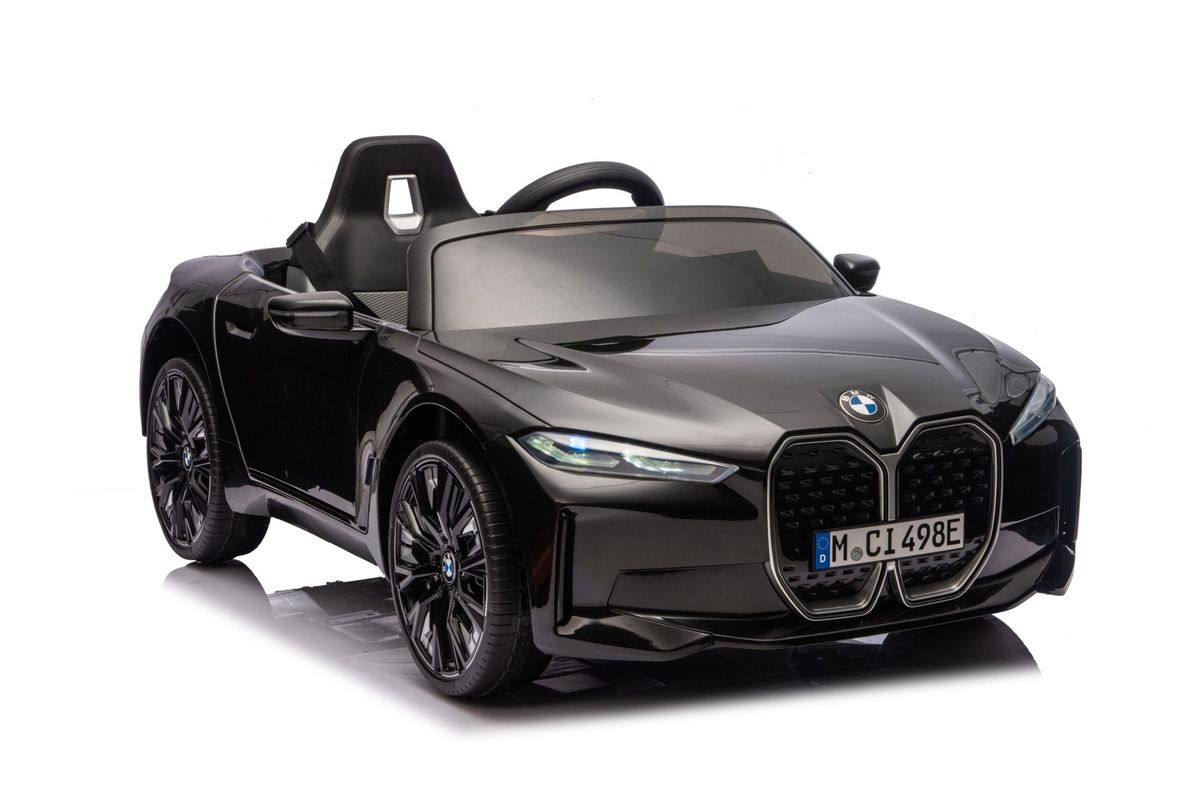 Vaikiškas elektromobilis BMW I4 HATIS, juodas Vaikiškas elektromobilis BMW I4 HATIS, juodas