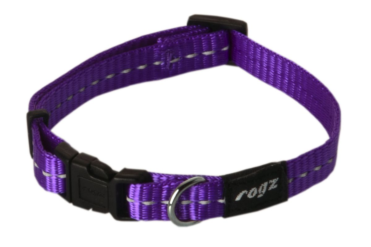 ROGZ antkaklis 20-31x1.1cm HB14E violetinis, HB14E