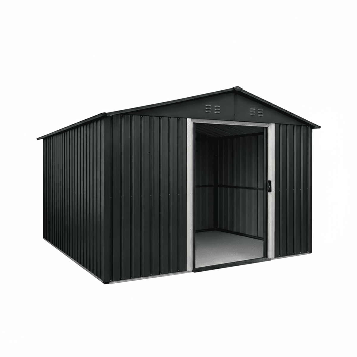 Metalinis sandėliukas HATIS, 4,61 m2, antracito Metalinis sandėliukas HATIS, 4,61 m2, antracito
