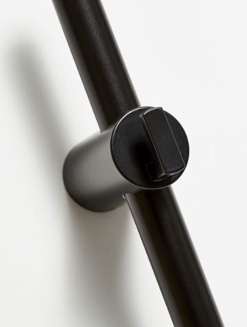 Elektrinis rankšluosčių džiovintuvas PMH Kares 9x150 cm, juodas, be laido, KAK2BA Elektrinis rankšluosčių džiovintuvas PMH Kares 9x150 cm, juodas, be laido, KAK2BA