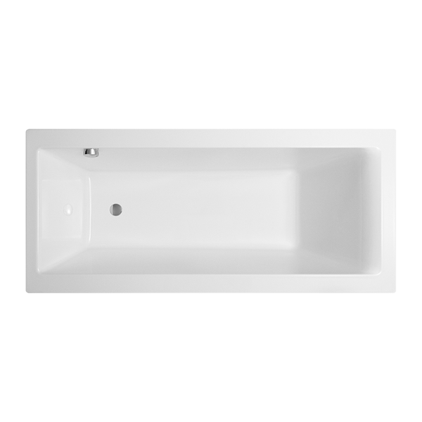 Stačiakampė akrilinė vonia FORMA 179x80 cm, E2 kairė pusė