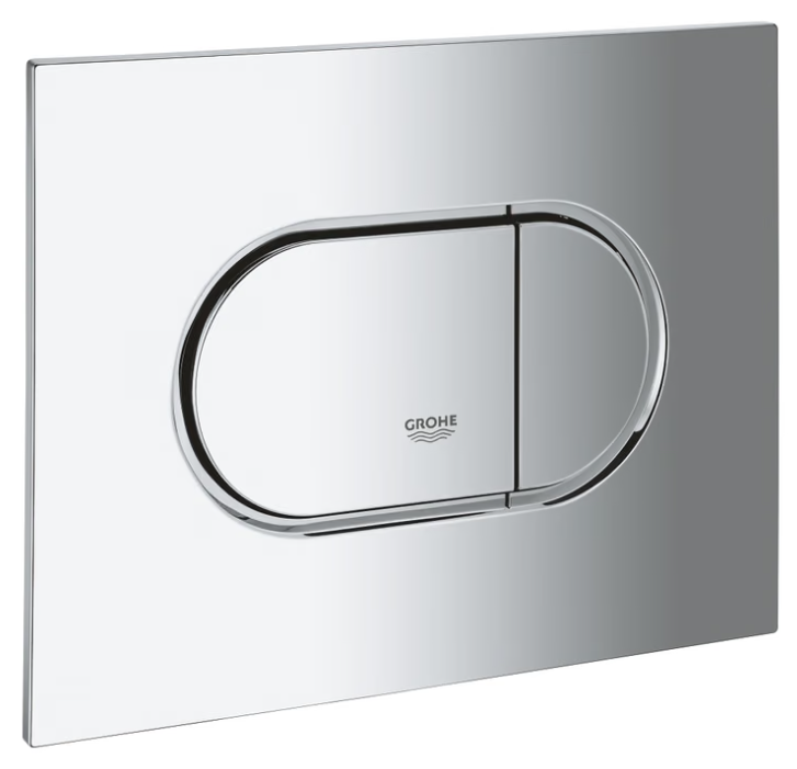 WC nuleidimo plokštelė Grohe Arena Cosmopolitan S, chromas 37973000 WC nuleidimo plokštelė Grohe Arena Cosmopolitan S, chromas 37973000