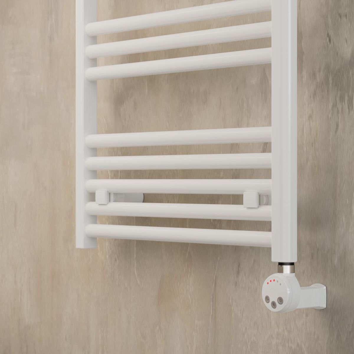 Elektrinis rankšluosčių džiovintuvas Terma Basia, ral 9016, 50 cm x 83.7 cm, 400 W, dešininis