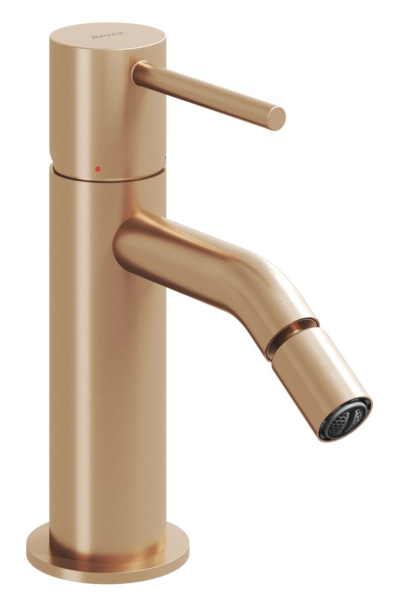 Bidė maišytuvas Ravak Espirit 154 mm be dugno vožtuvo, Rose Gold Brushed X070355