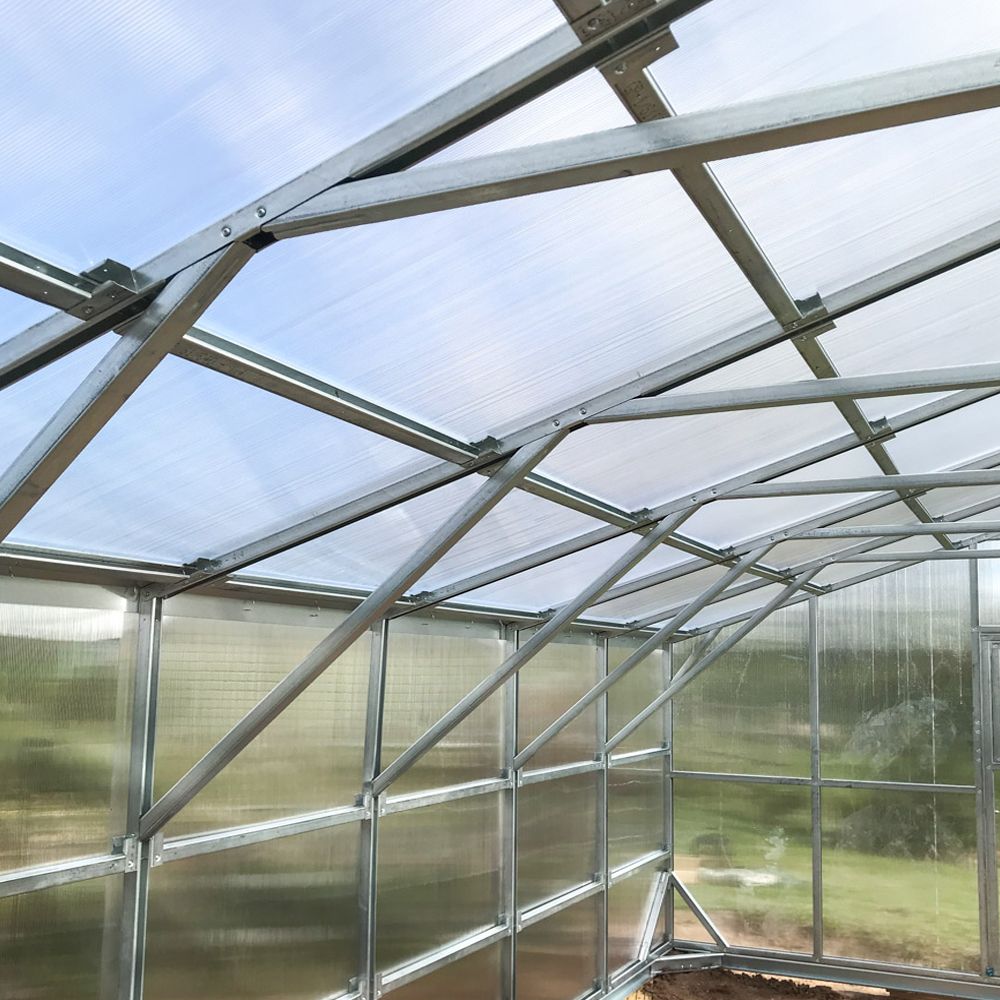 Šiltnamis DELUXE 4x6m. 4 mm