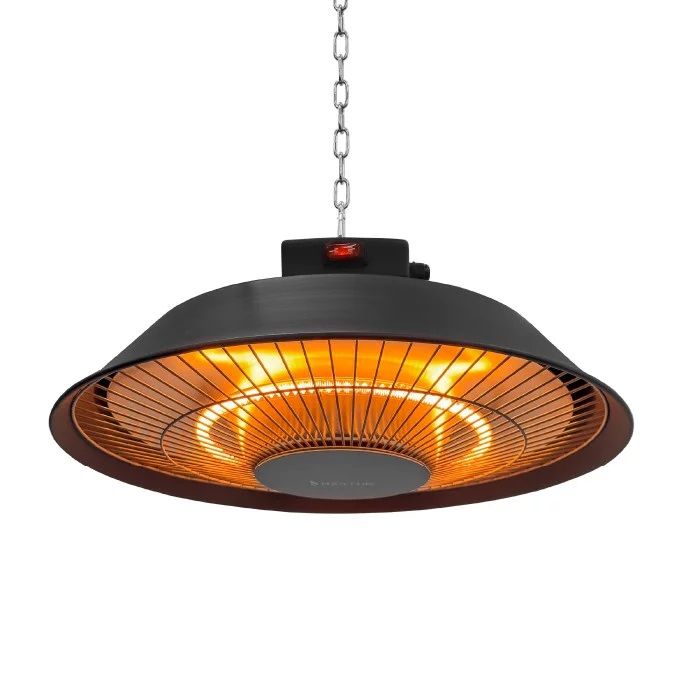 Infraraudonųjų spindulių šildytuvas Heatum AURA H1500 Black