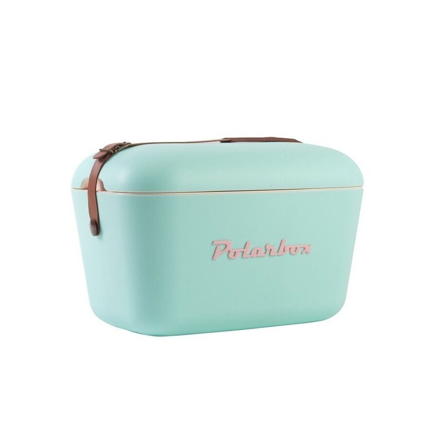 Šaltkrepšis Polarbox Cyan – Baby Rose Classic retro 12 L