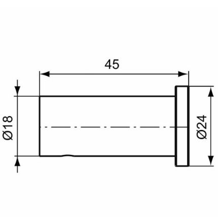 Kabliukas Ideal Standard Connect chromas N1380AA
