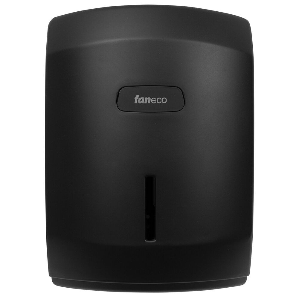 Popierinių rankšluosčių ritinėliais laikiklis Faneco Calma Black, CM1100PN