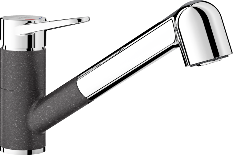 Plautuvės maišytuvas BLANCO WEGA-S II Antracitas/chrome HD